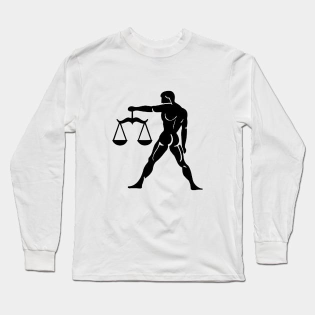 LIBRA Long Sleeve T-Shirt by adamjonny